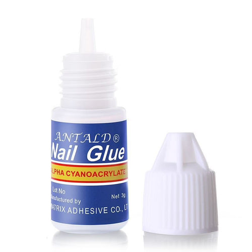 Pegamento para uñas Nail Glue ANTALD 3g, para press on y pedrería