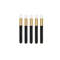 Brocha higienizadora set x5 negro y dorado