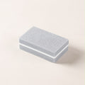 Mini buffer de doble cara gris para pulir uñas